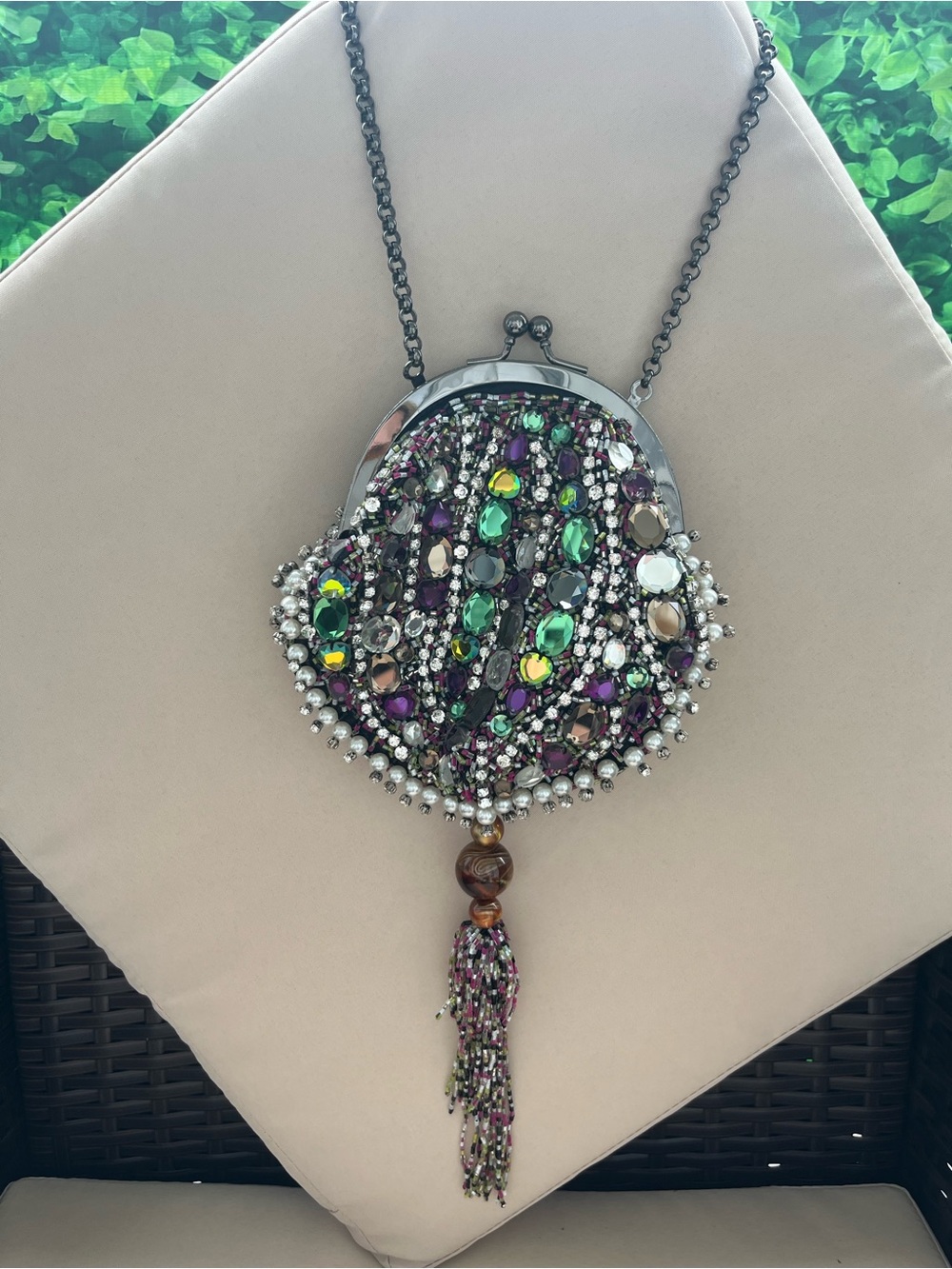 Beaded purse
